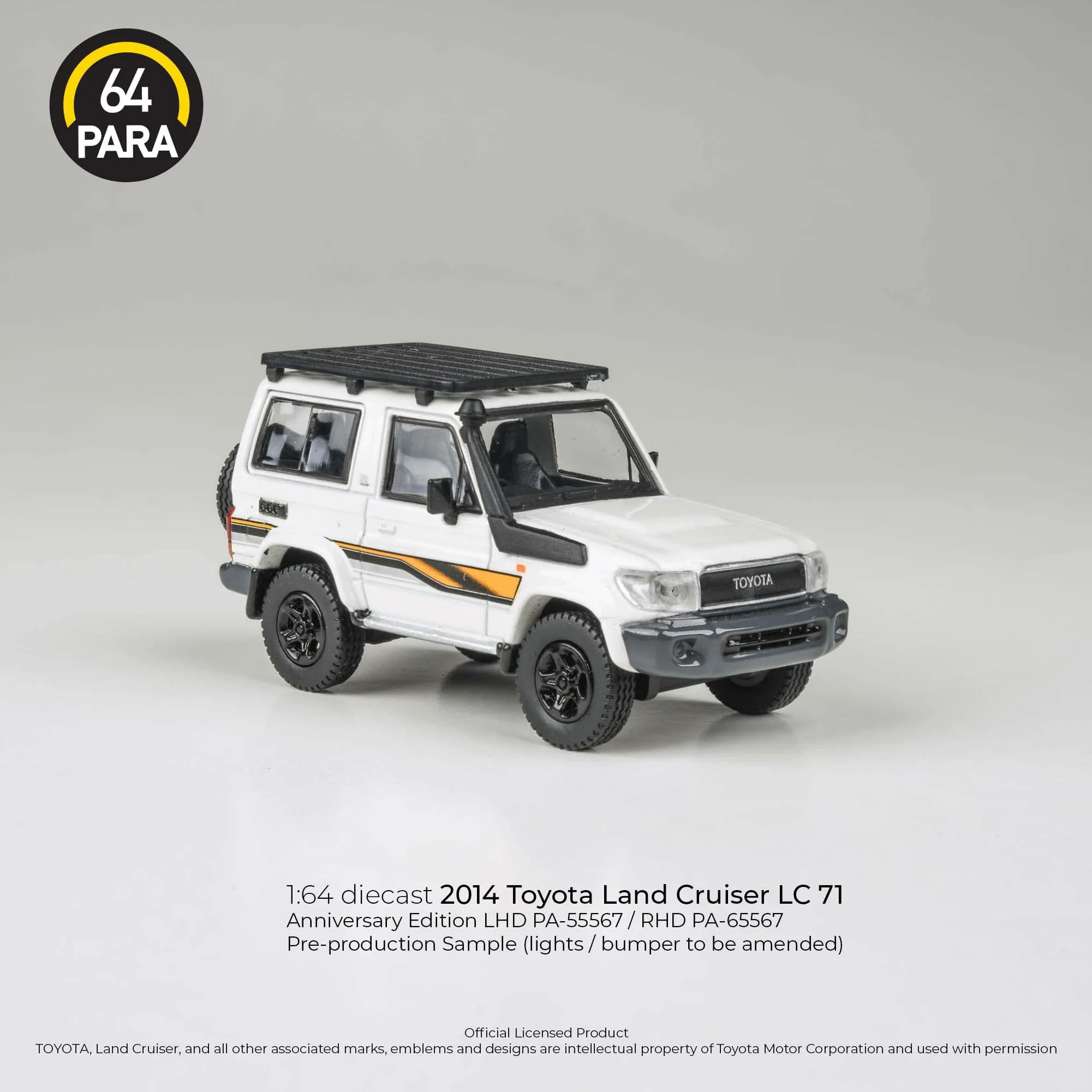 PARA64 2014 Toyota Landcruiser LC71 3 door White Anniversary Edition - Image 3