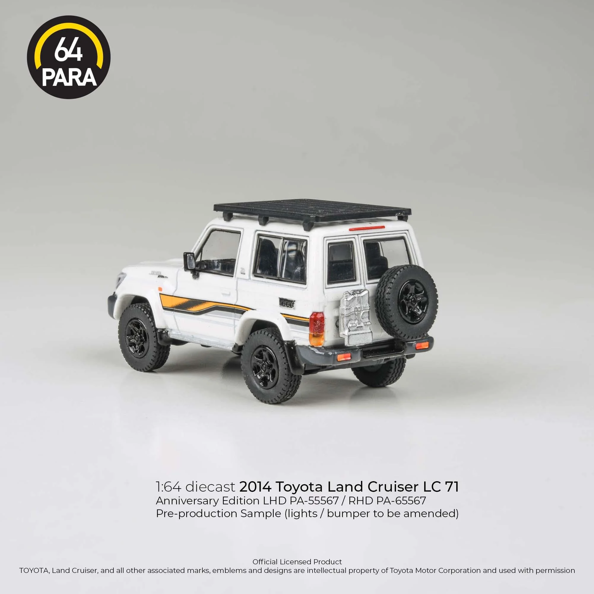 PARA64 2014 Toyota Landcruiser LC71 3 door White Anniversary Edition - Image 4
