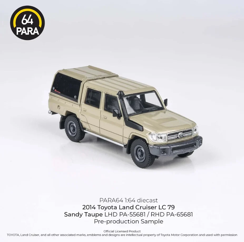 PARA64 2014 Toyota Landcruiser LC79 Dual Cab Ute Sandy Taupe - Image 3