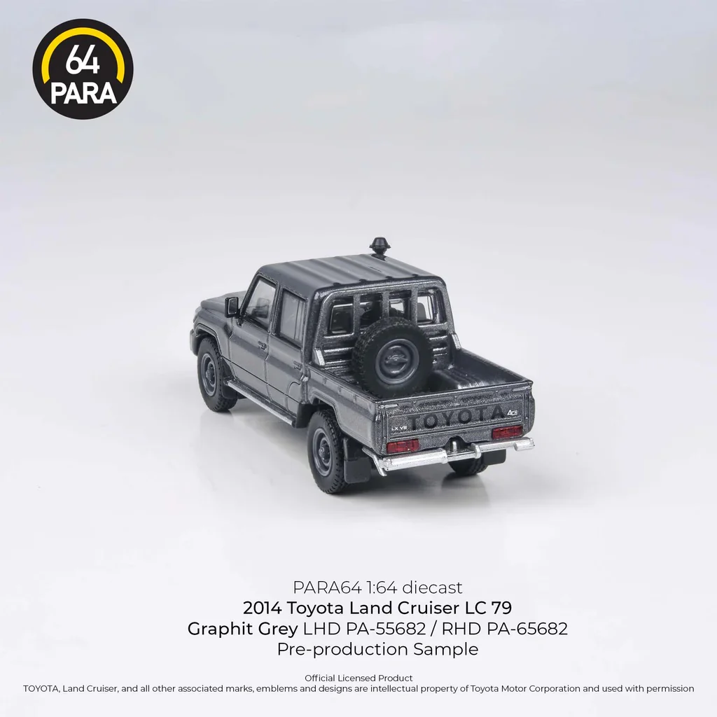 PARA64 2014 Toyota Landcruiser LC79 Dual Cab Ute Graphite - Image 4