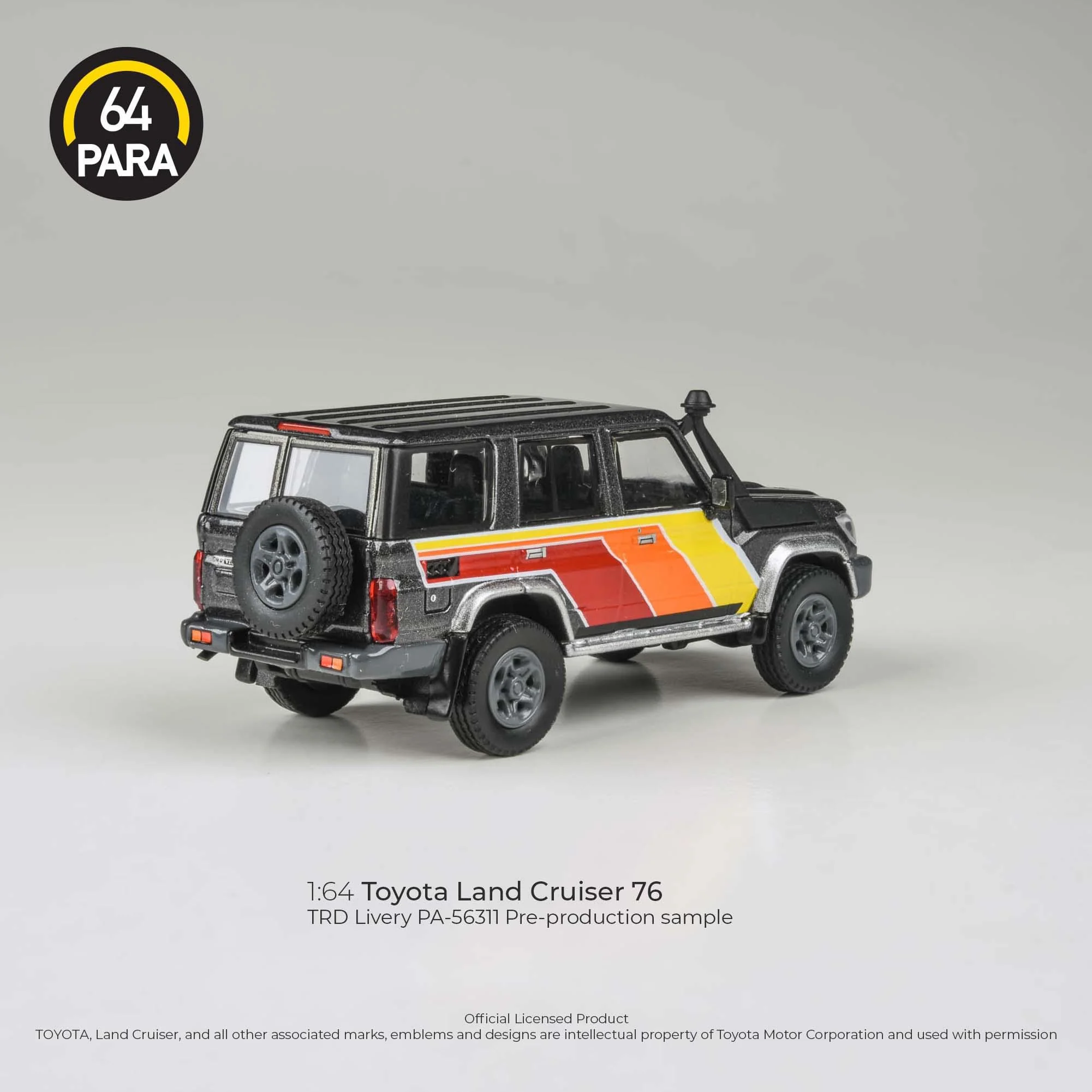 PARA64 Toyota Landcruiser LC76 Station Wagon  Graphite + TRD Livery - Image 2