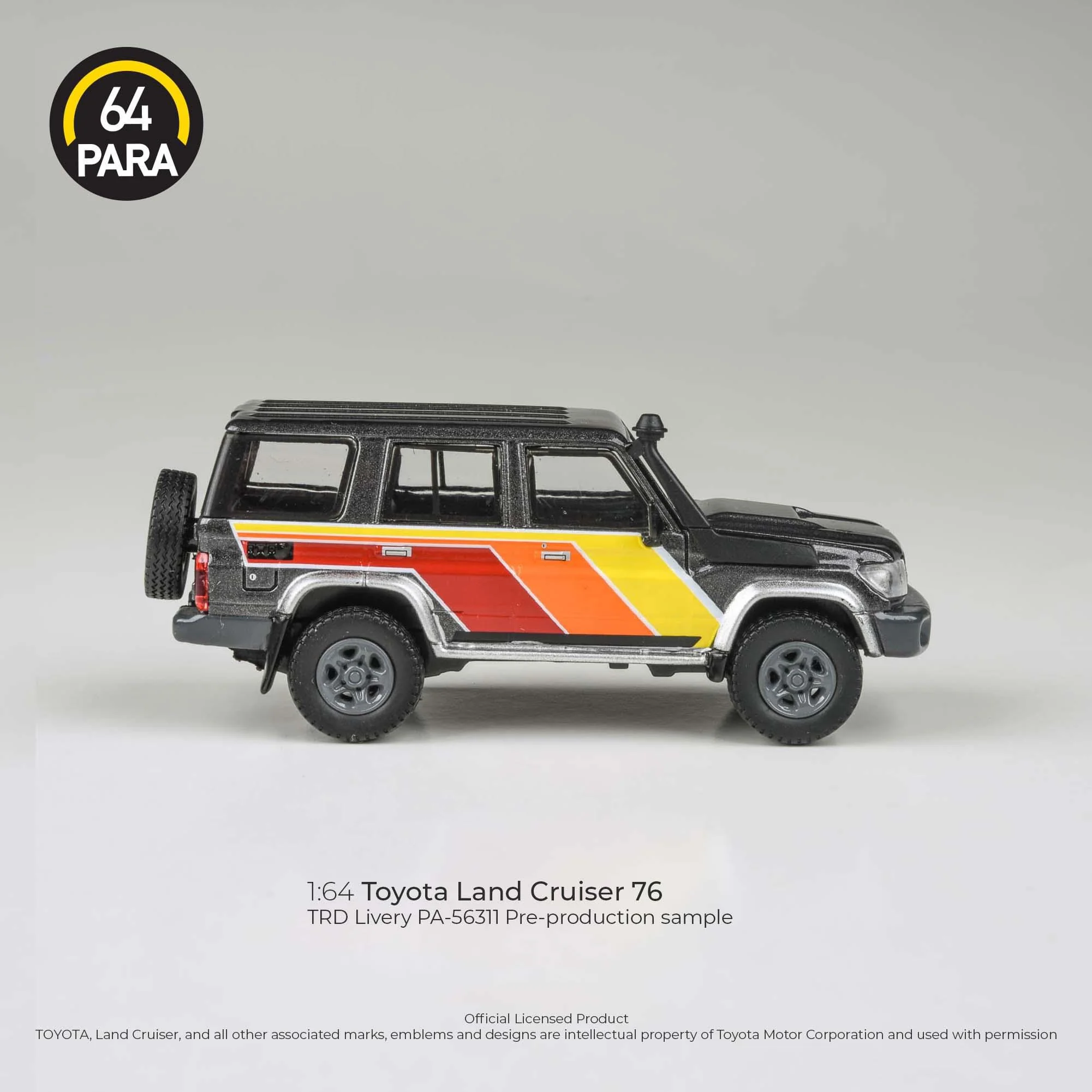 PARA64 Toyota Landcruiser LC76 Station Wagon  Graphite + TRD Livery - Image 3