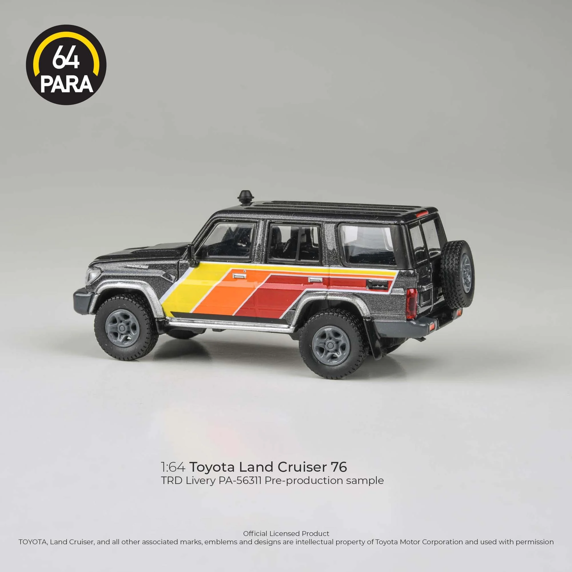 PARA64 Toyota Landcruiser LC76 Station Wagon  Graphite + TRD Livery - Image 4