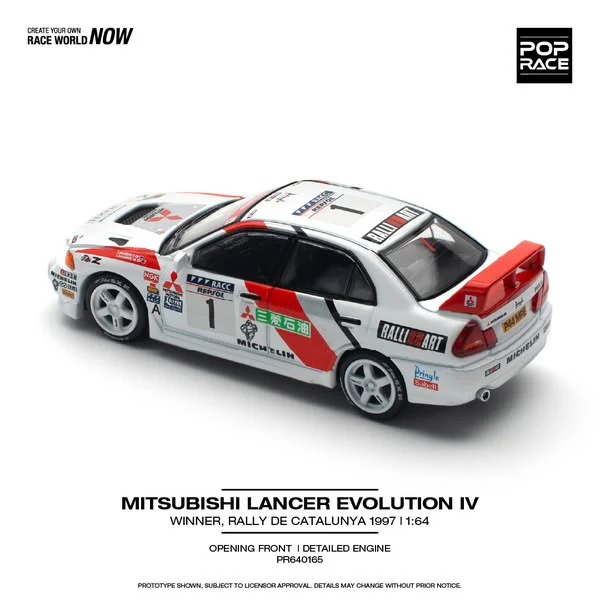 POP RACE Mitsubishi Lancer Evolution IV WINNER, RALLY DE CATALUNYA 1997 - Image 2