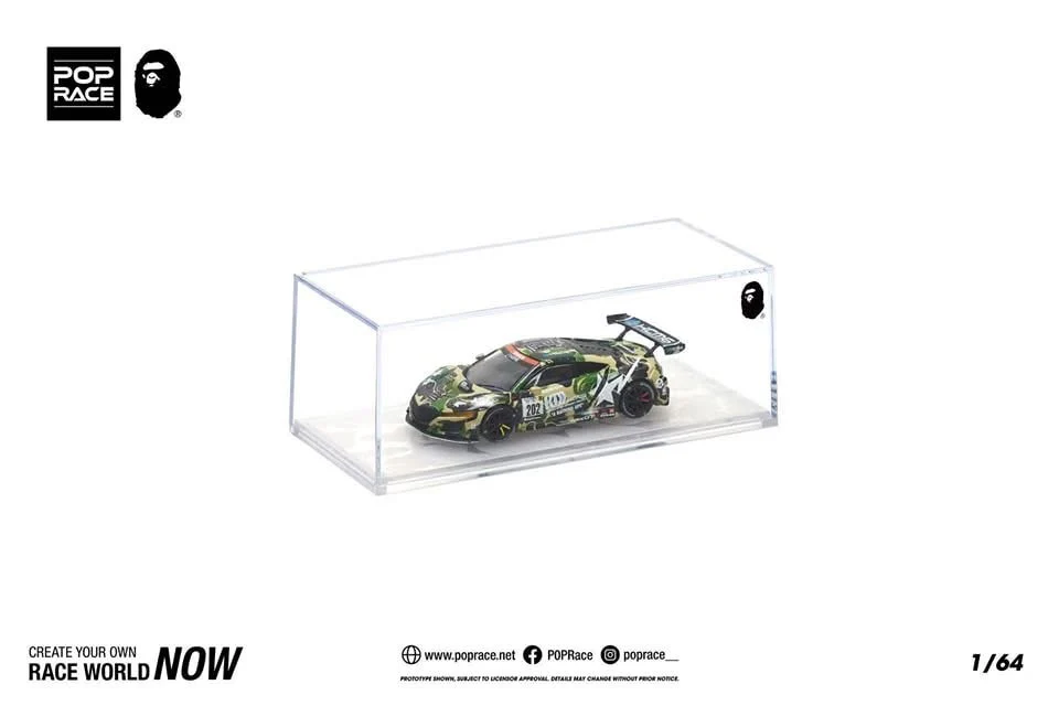 POP RACE X Bape 1:64 Honda NSX GT3 EVO22 - Image 2