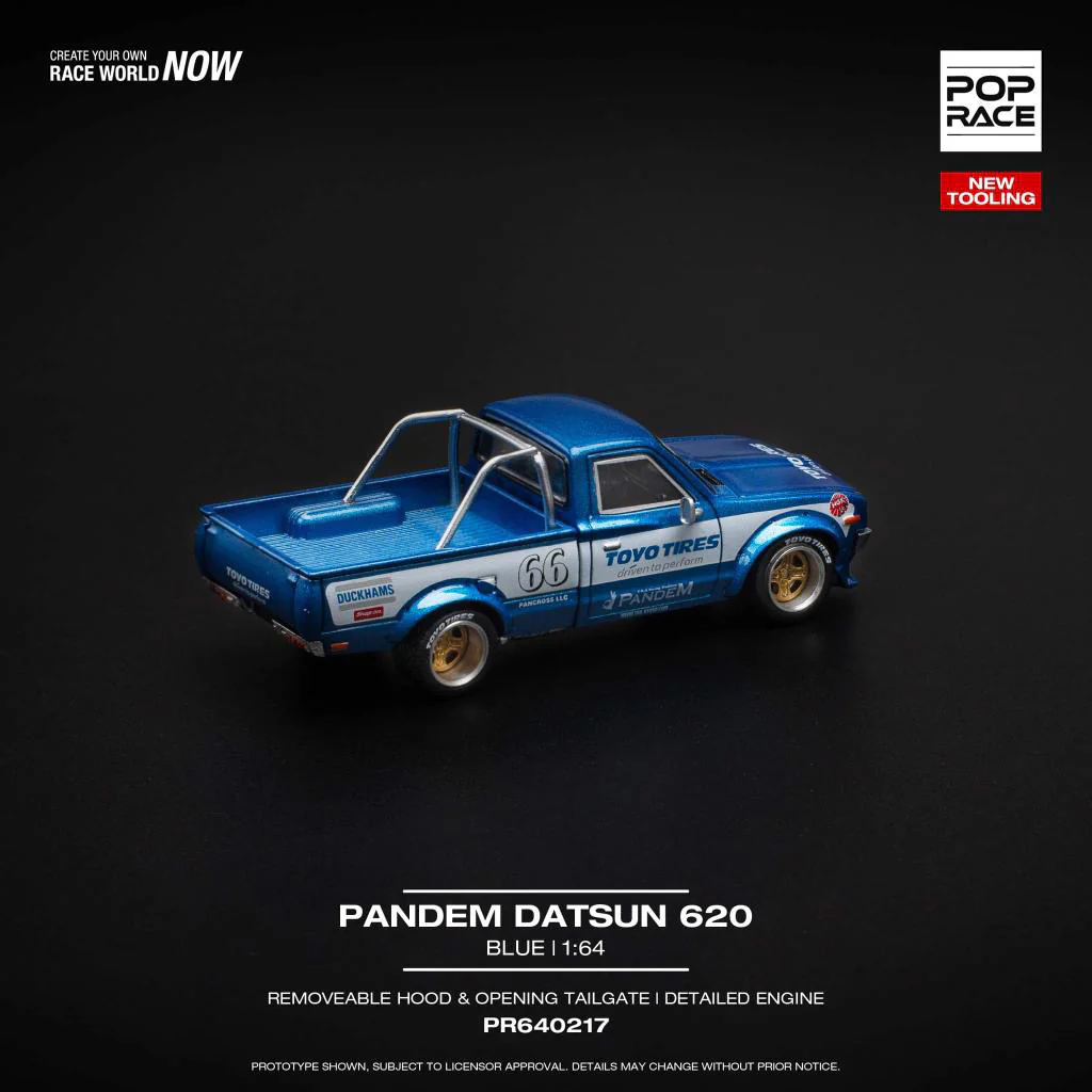 POP RACE PANDEM DATSUN 620 BLUE - Image 2