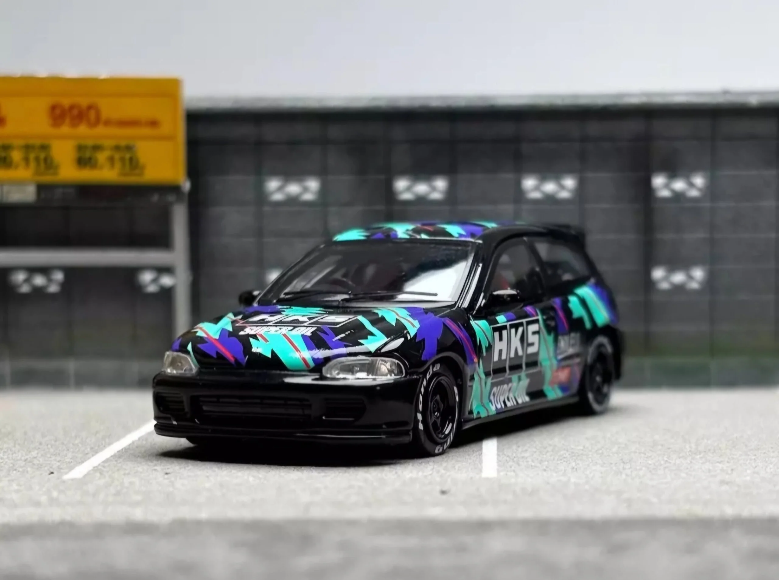 Street Weapon 1:64 EG6 Honda Civic HKS - Image 3