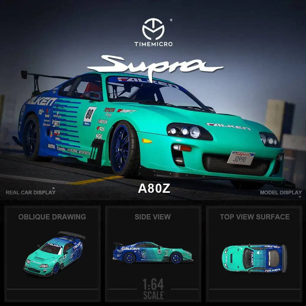 TIME MICRO 1:64 Toyota A80 Supra Falken - Image 4